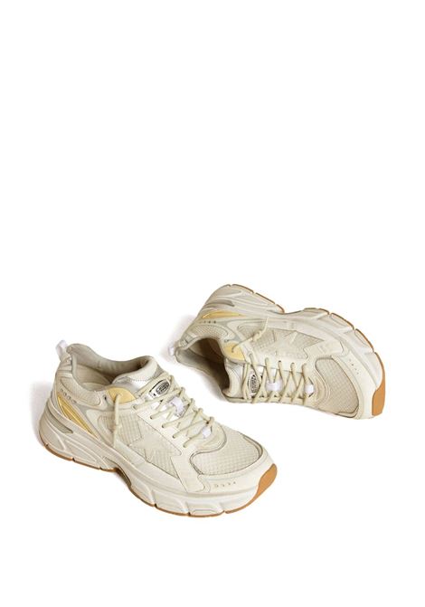 Sneakers Lightstar in bianco e giallo Golden Goose - uomo GOLDEN GOOSE | GMF00724F00647610272